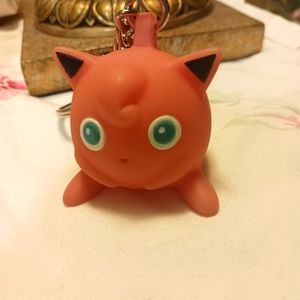 Vintage Sasco Jigglypuff Pokémon Keychain